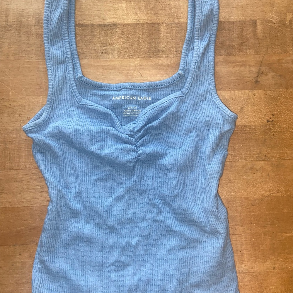 American eagle scrunched tank top